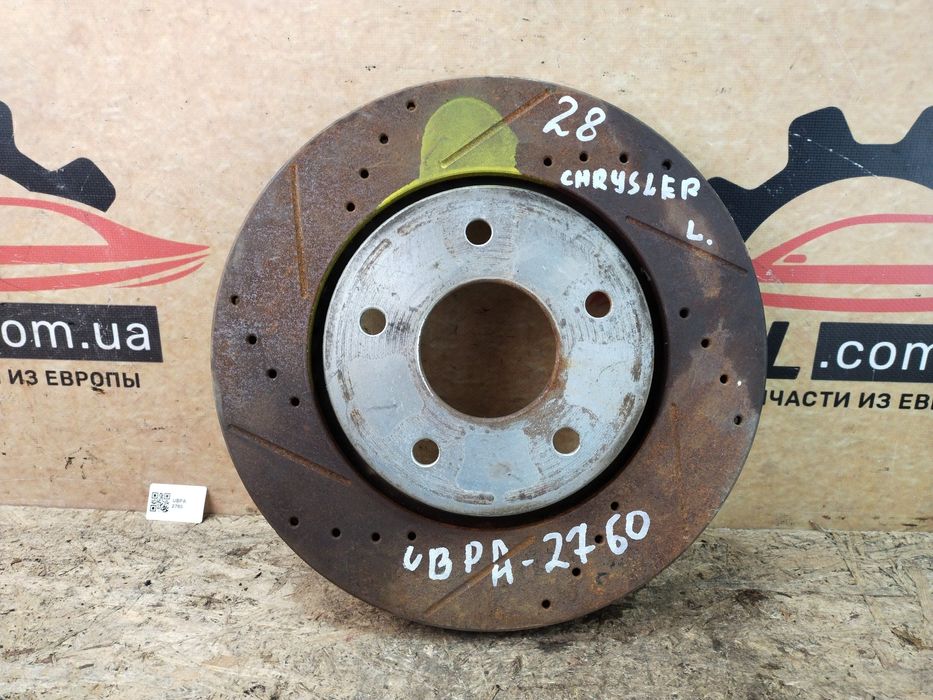 Chrysler Town & Country 11- диск тормозной передний левый D=300 мм