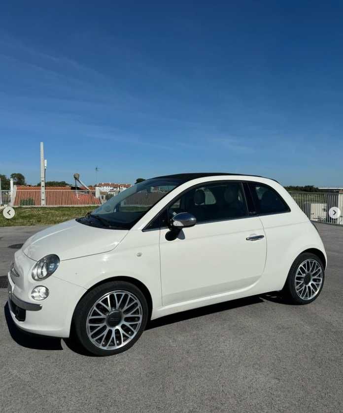 Fiat 500 1.3 Diesel Cabrio Diesel 10.500€ - Ótimo Estado