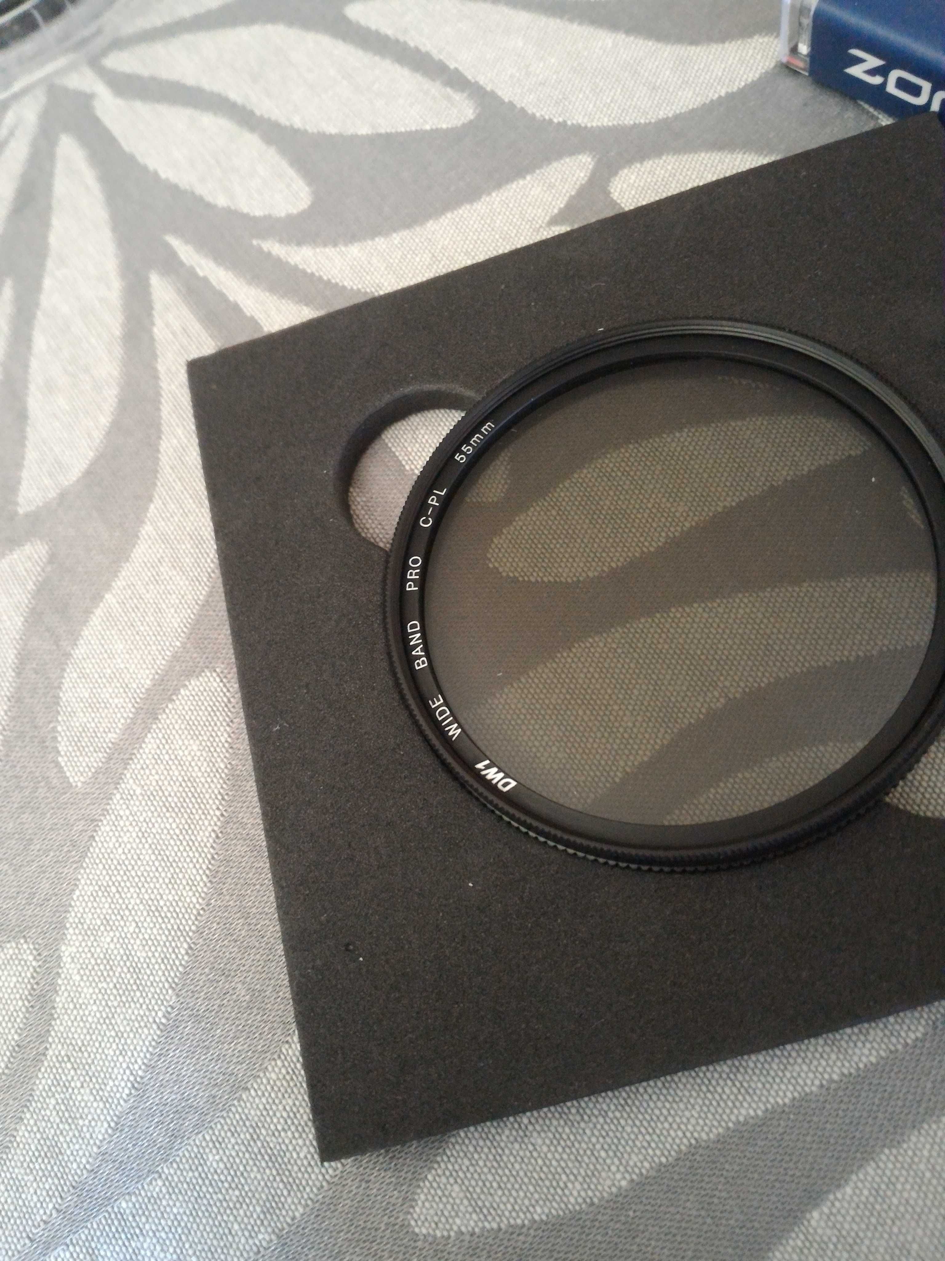 Filtros para lentes com diametro 55mm
