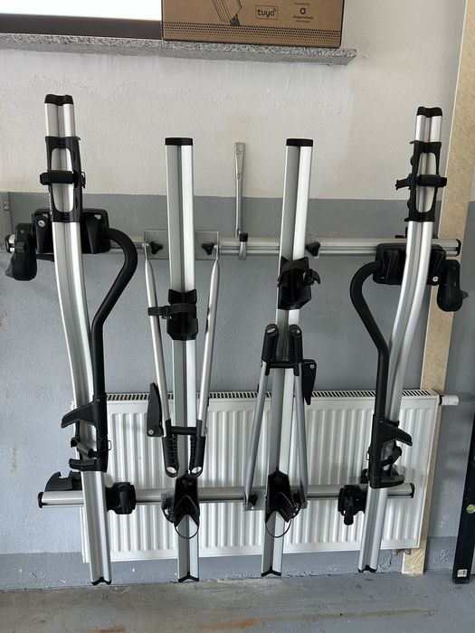 Bagaznik dachowy,belki Skoda Superb 3 kombi + 4 uchwyty rower Thule