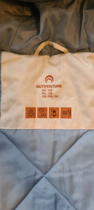 Демисезонная куртка (парка) Outventure на девочку, рост 128 см.