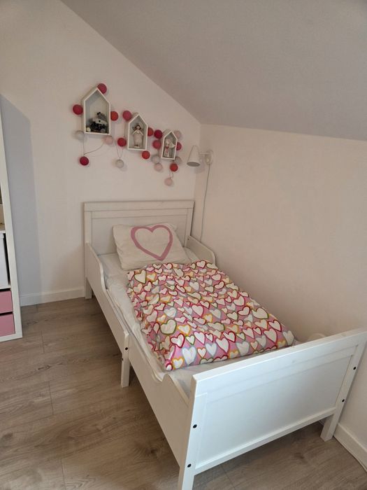 Łóżko dla dziecka Sundvik Ikea 80x200 cm, stelaż i materac.