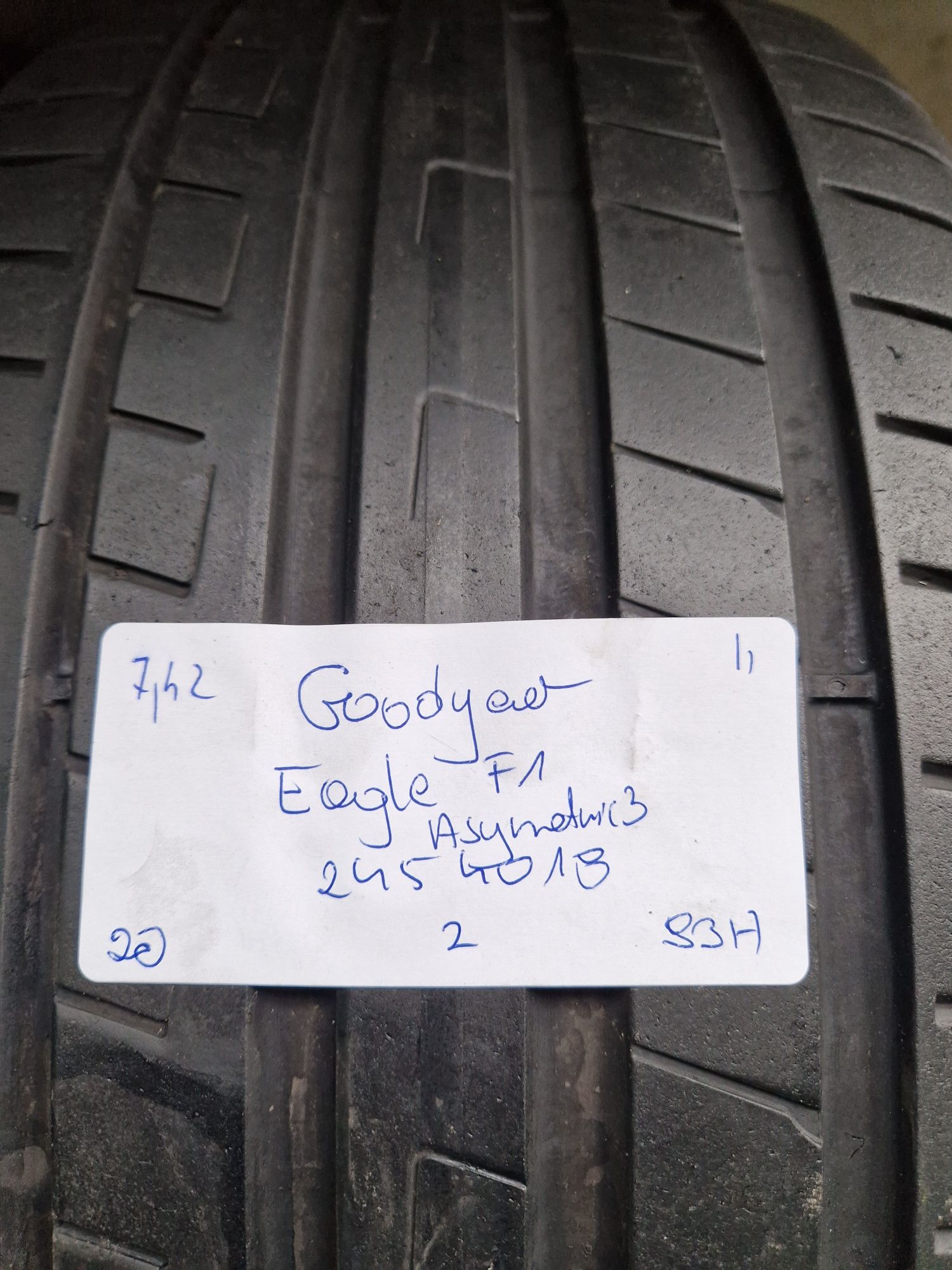 245/40/18 245/40R18 Goodyear 2020 lato***