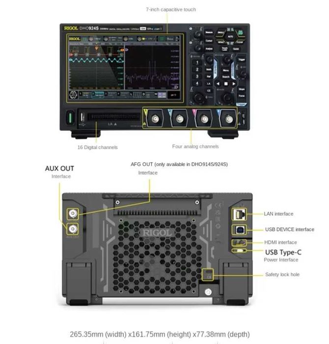 Цифровий осцилограф RIGOL DHO914