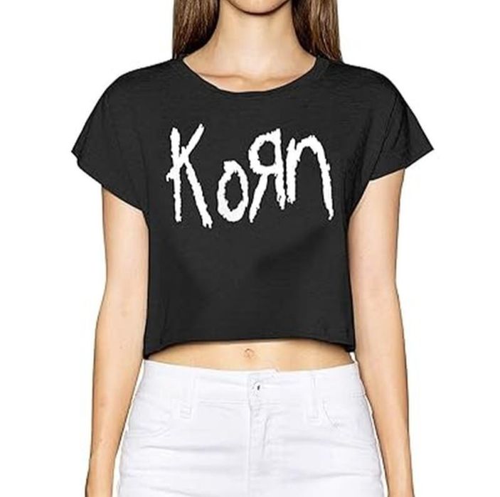 Футболка топ korn альт емо панк готика у2k nu metal метал рок