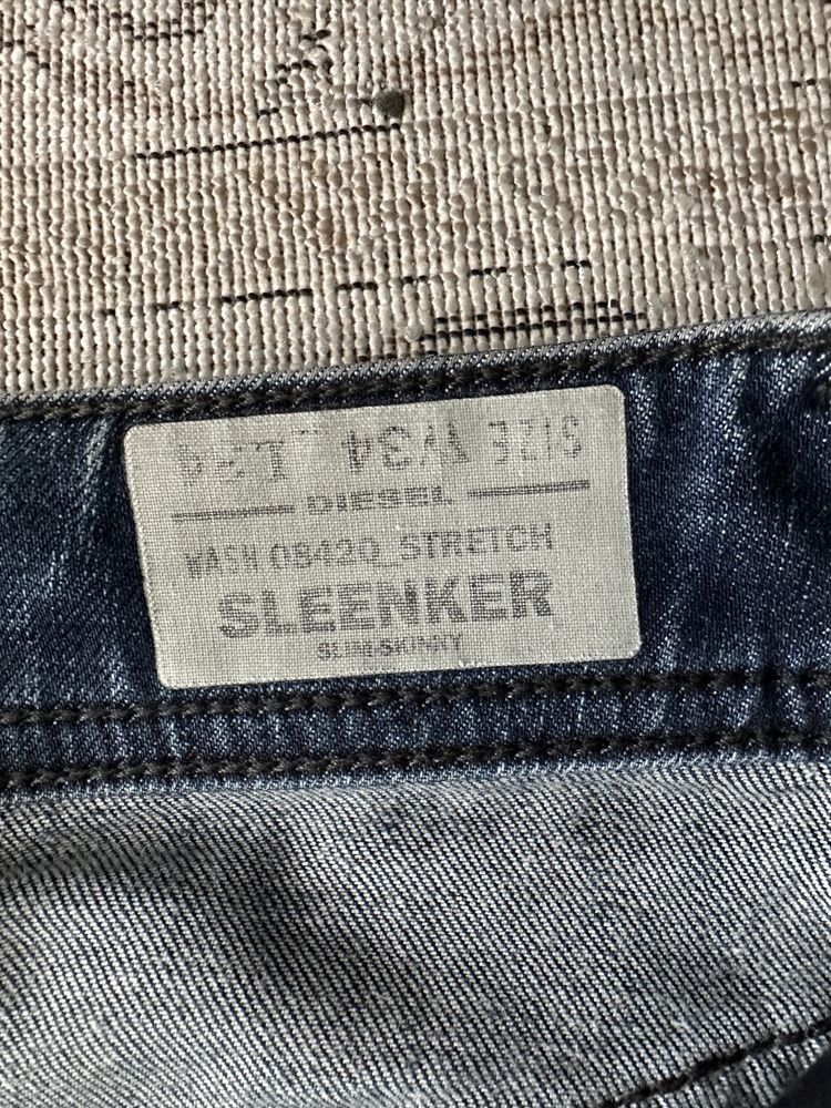 Diesel skinny джинсы W34 L34