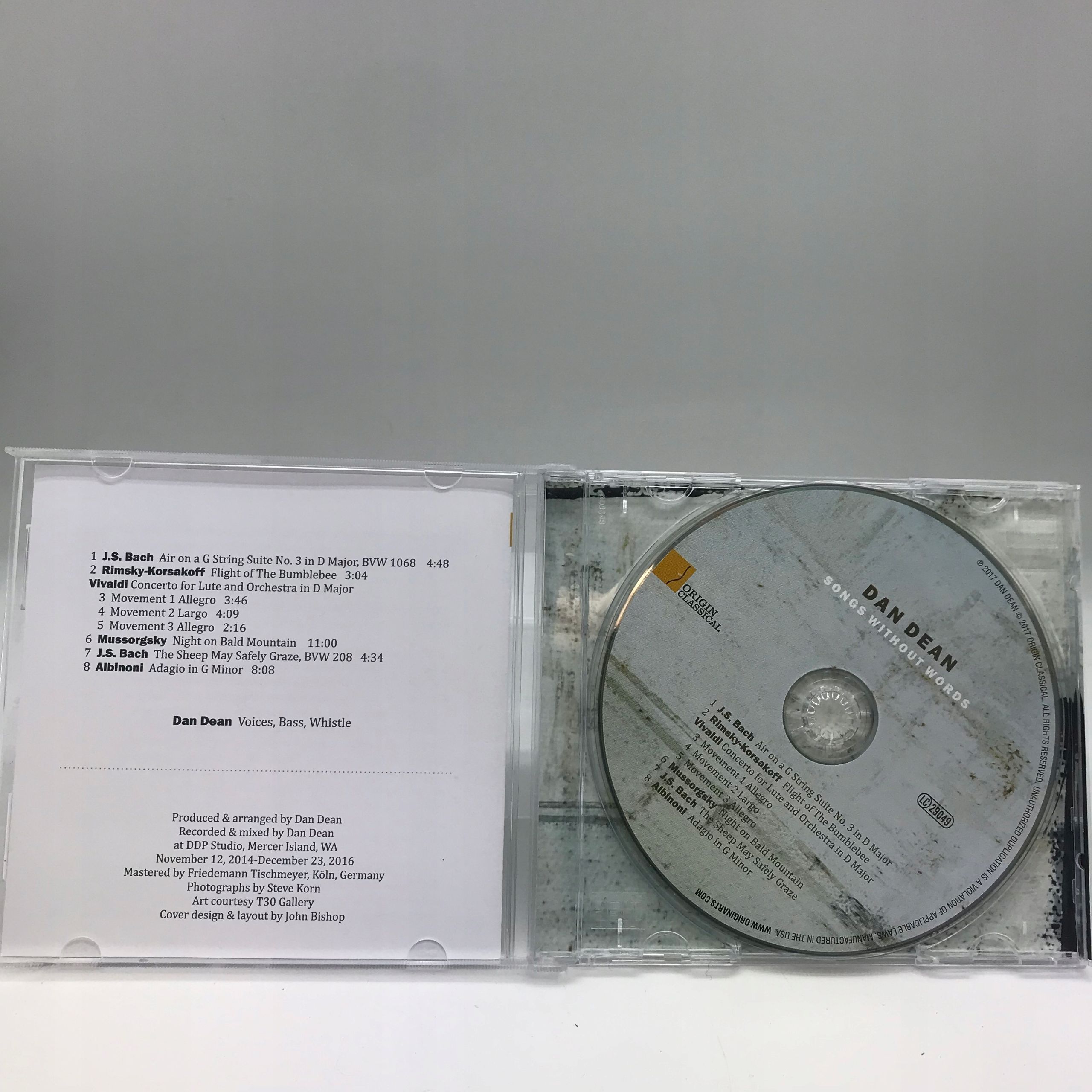 cd - dan dean - songs without words