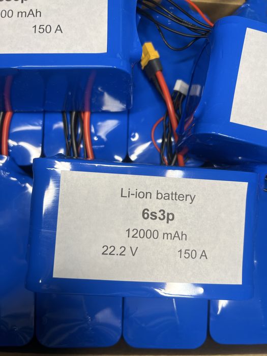 Акумулятори 6s3p для fpv фпв
