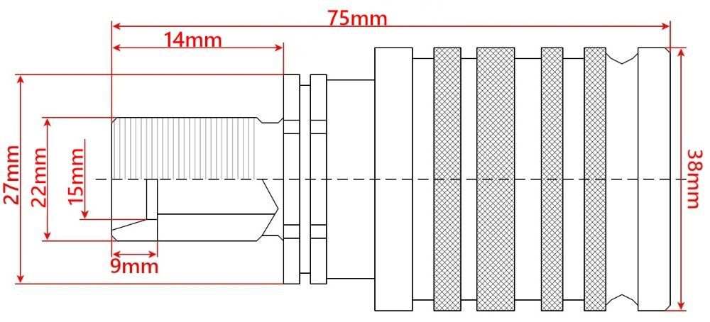 ZESTAW Szybkozłączy Euro Gniazdo M22 + WTYCZKA M22 [8139]