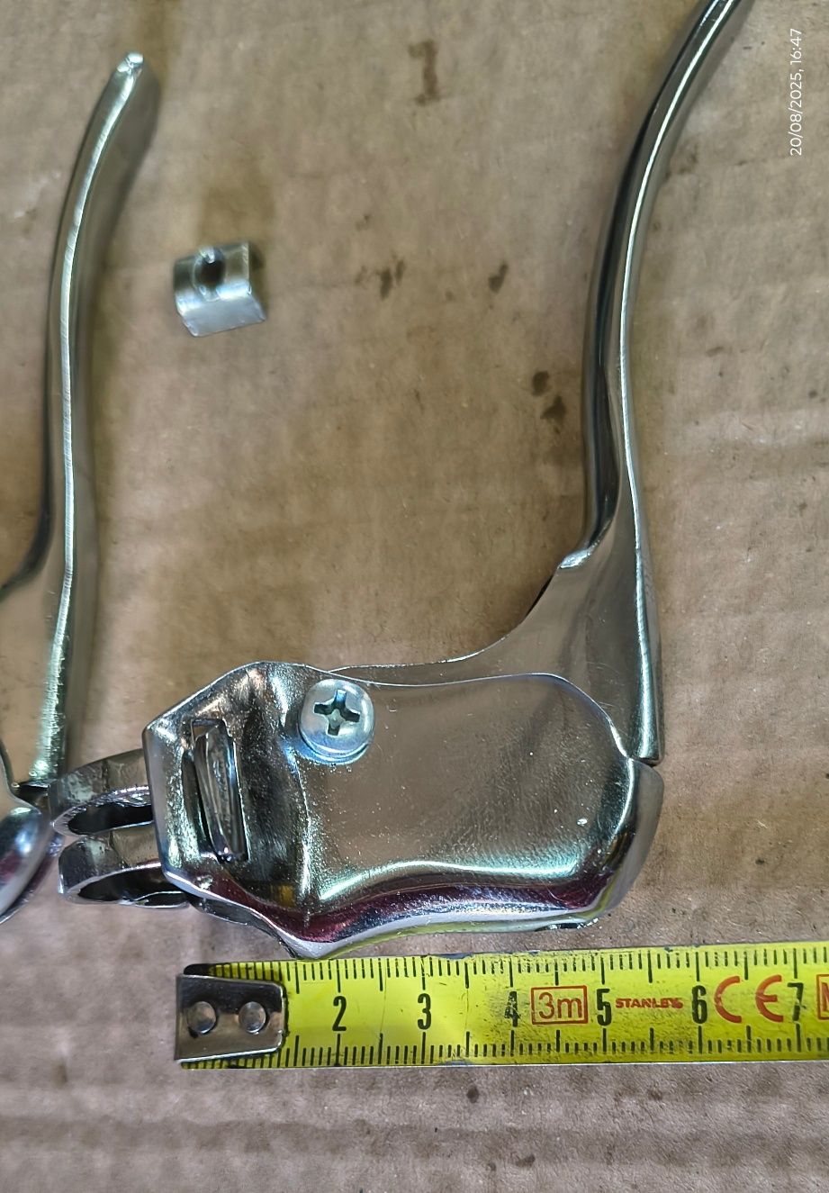 Manetes cromadas recuperadas bicicleta criança Órbita,Vilar,confersil