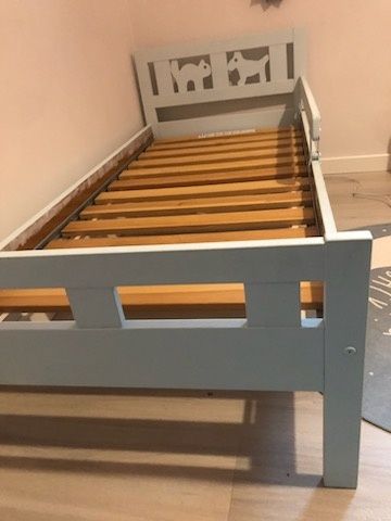 Łóżko IKEA KRITTER  165x75 wraz z materacem.