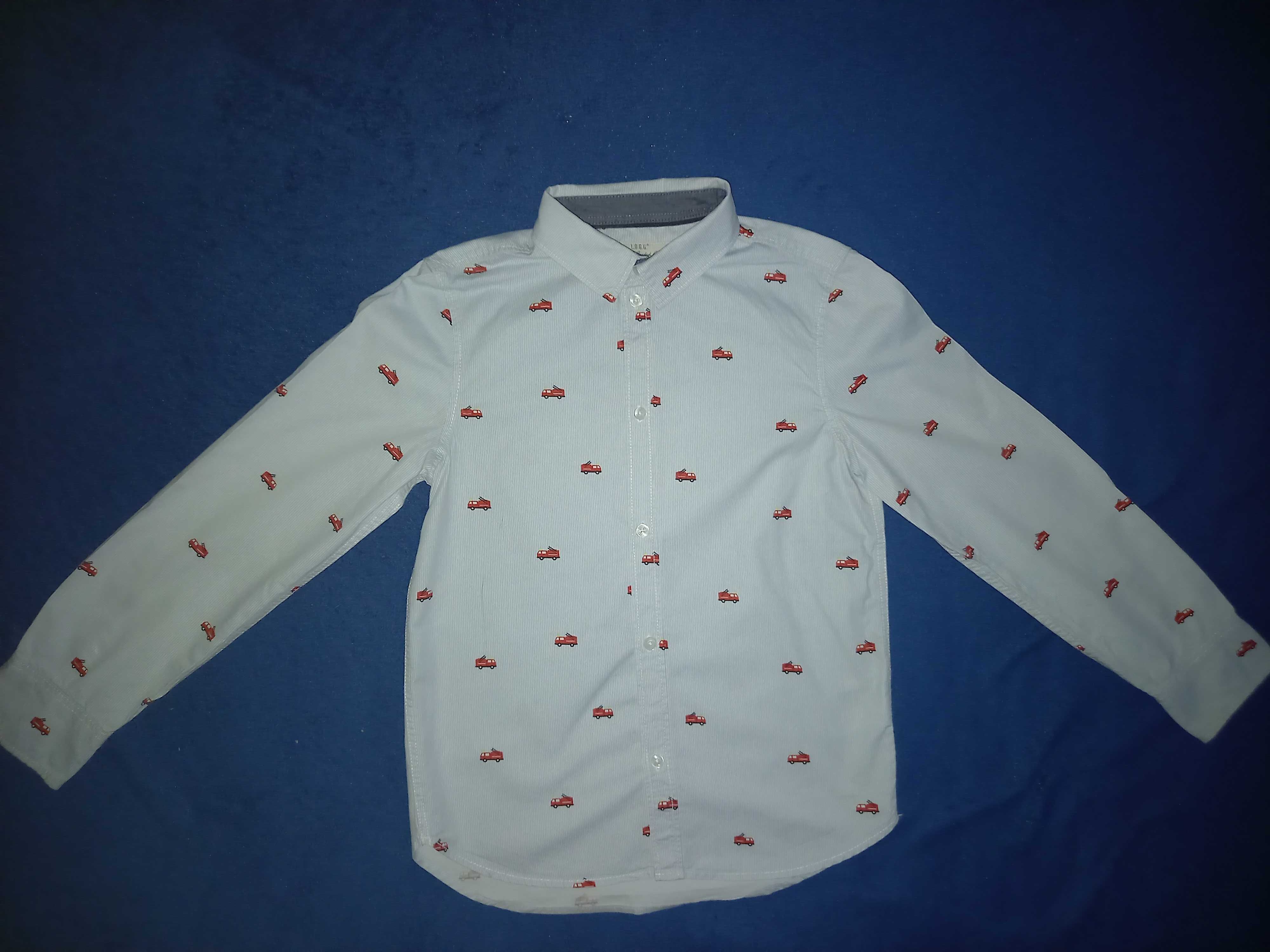 Koszula H&M 134 cm (8-9 yrs) wóz strażacki