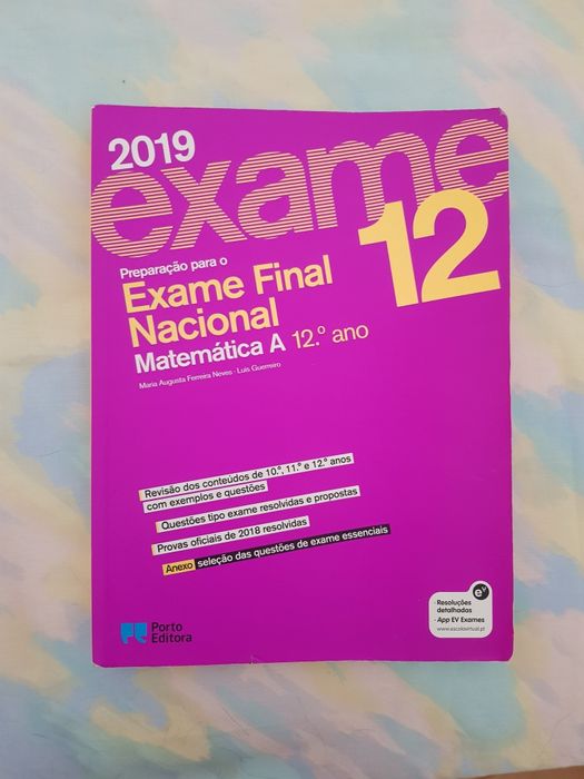 Livro de Exames Matemática A 12°Ano - 2019