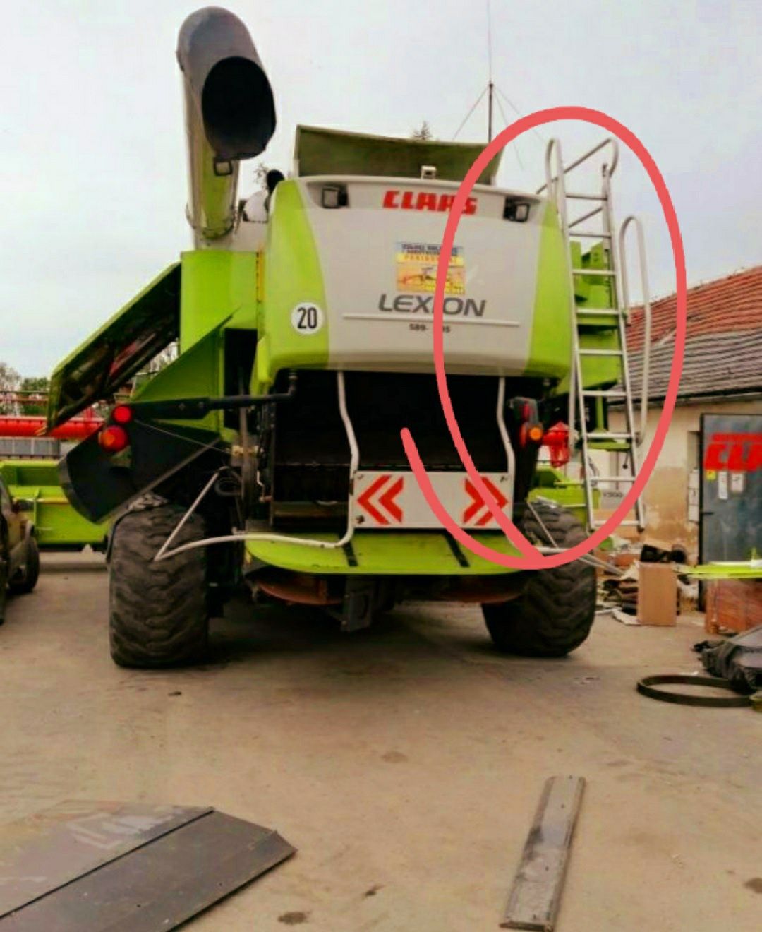 Drabina, Drabinka do Claas Lexion 430,440,450,460,480, 570, 600, 770,