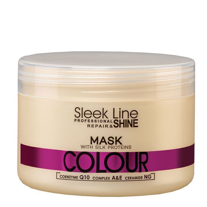 Stapiz Sleek  maska z jedwabiem do włosów farbowanych 250ml