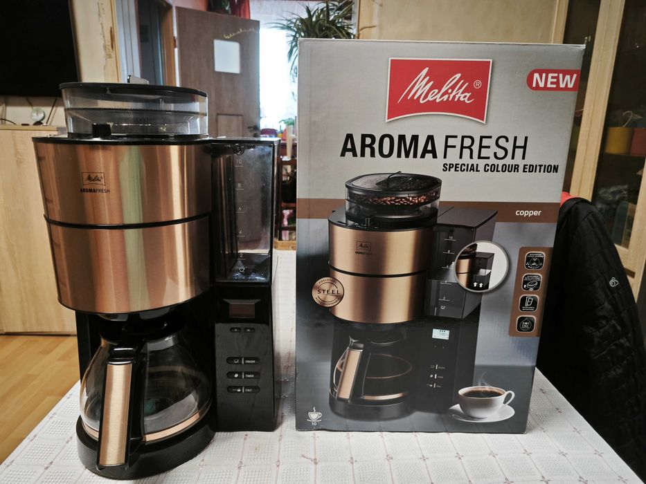 Melitta - AromaFresh  Ekspres przelewowy z wbudowanym młynkiem