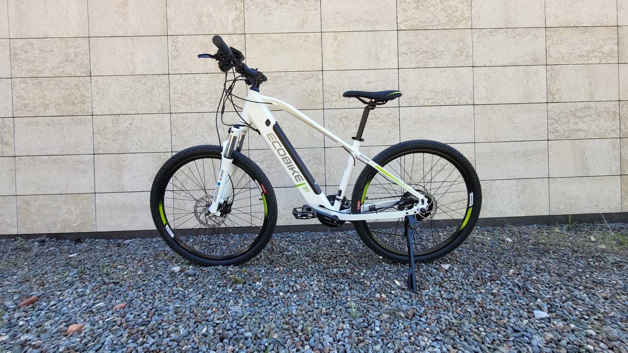 Rower elektryczny górski MTB EcoBike SX3 17cali, nowy 2023, BAT 17,5AH