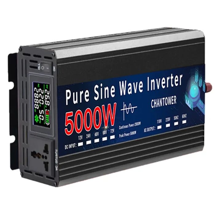 Інвертор 5000W 12-220v з дисплеєм