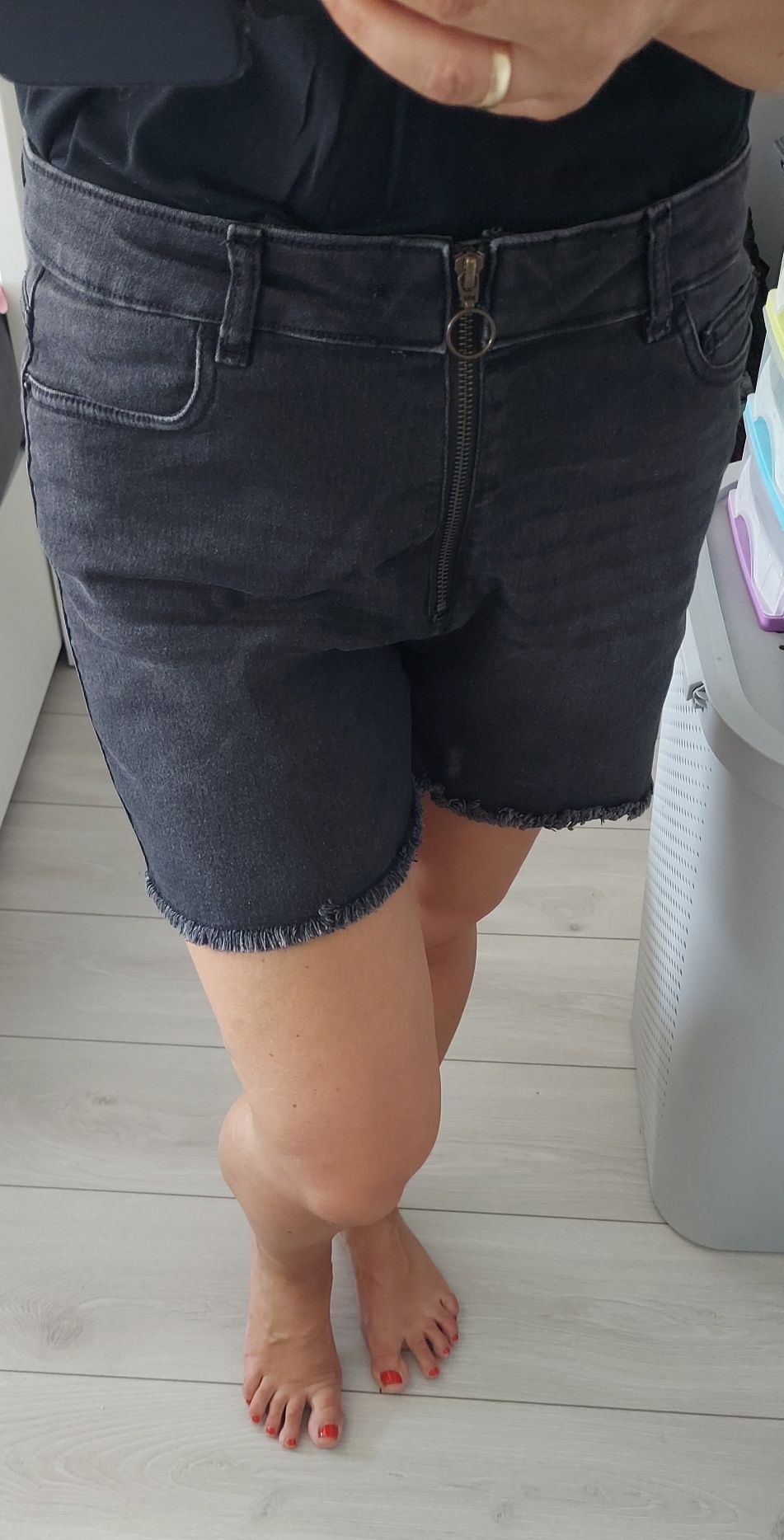 Spodenki, szorty jeans r. 38 KIK