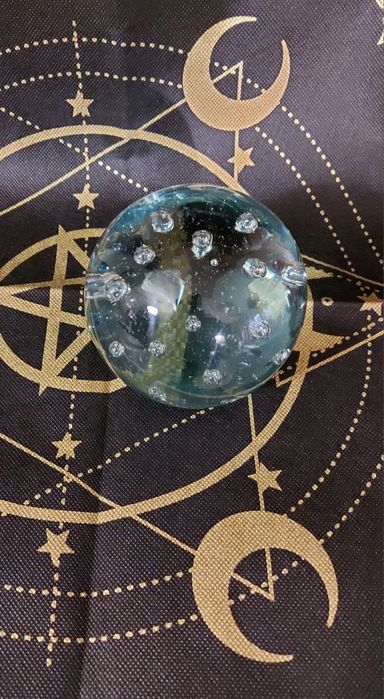 Стеклянный Шар и Алтарная Скатерть для Магических Обрядов (6 видов)