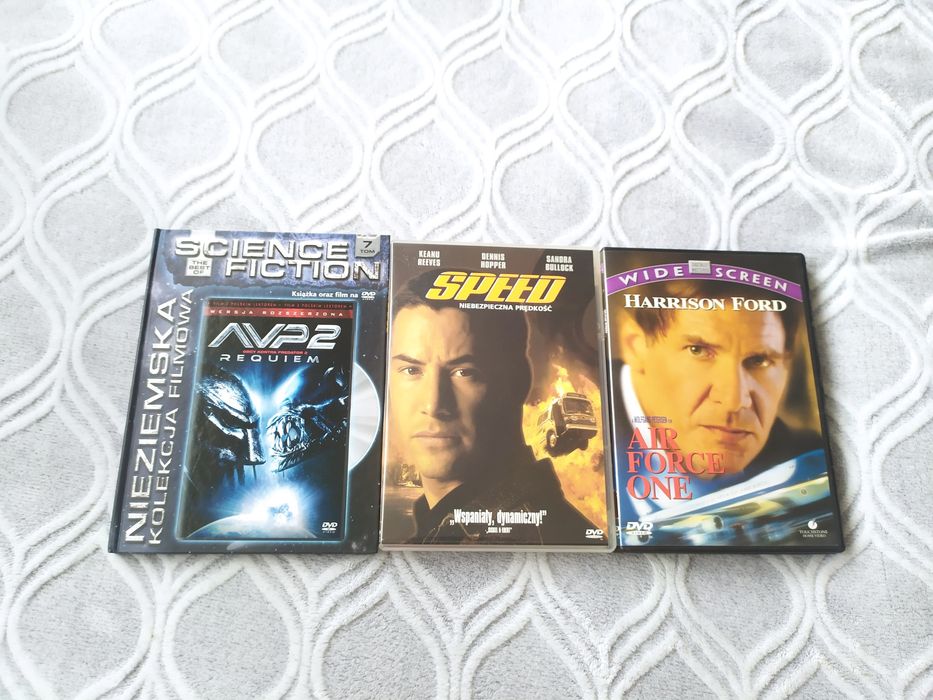 Air force one napisunikat speed niebezpieczna prędkość AVP2 filmy dvd
