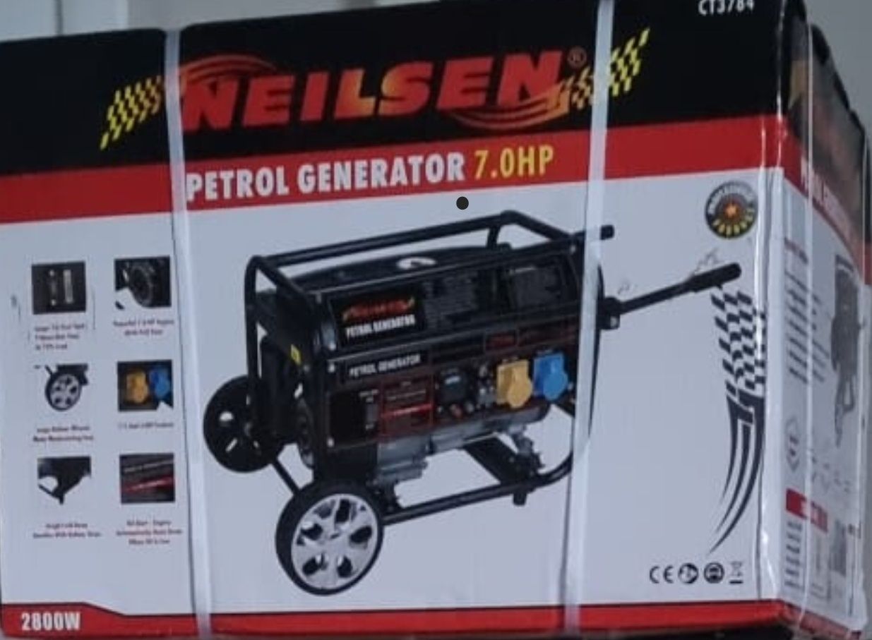 Генератор 2800w Бензиновий генератор Neilsen CT3784 15л