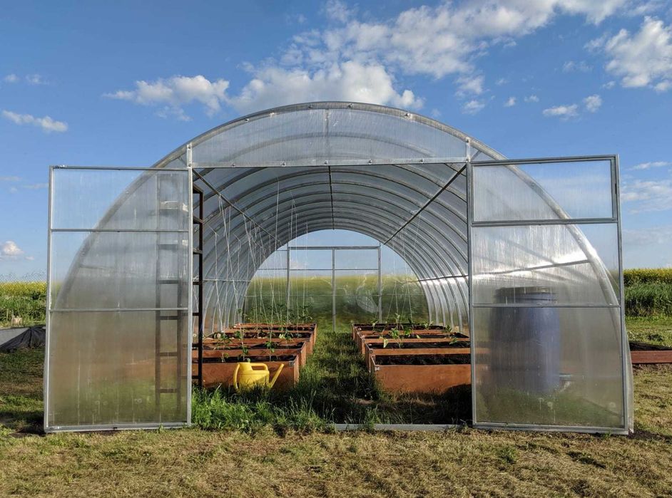 Szklarnia Tunel 4x4m, 6m, 8m, 10m, 12m z poliwęglanu 6mm, prof 40x20mm