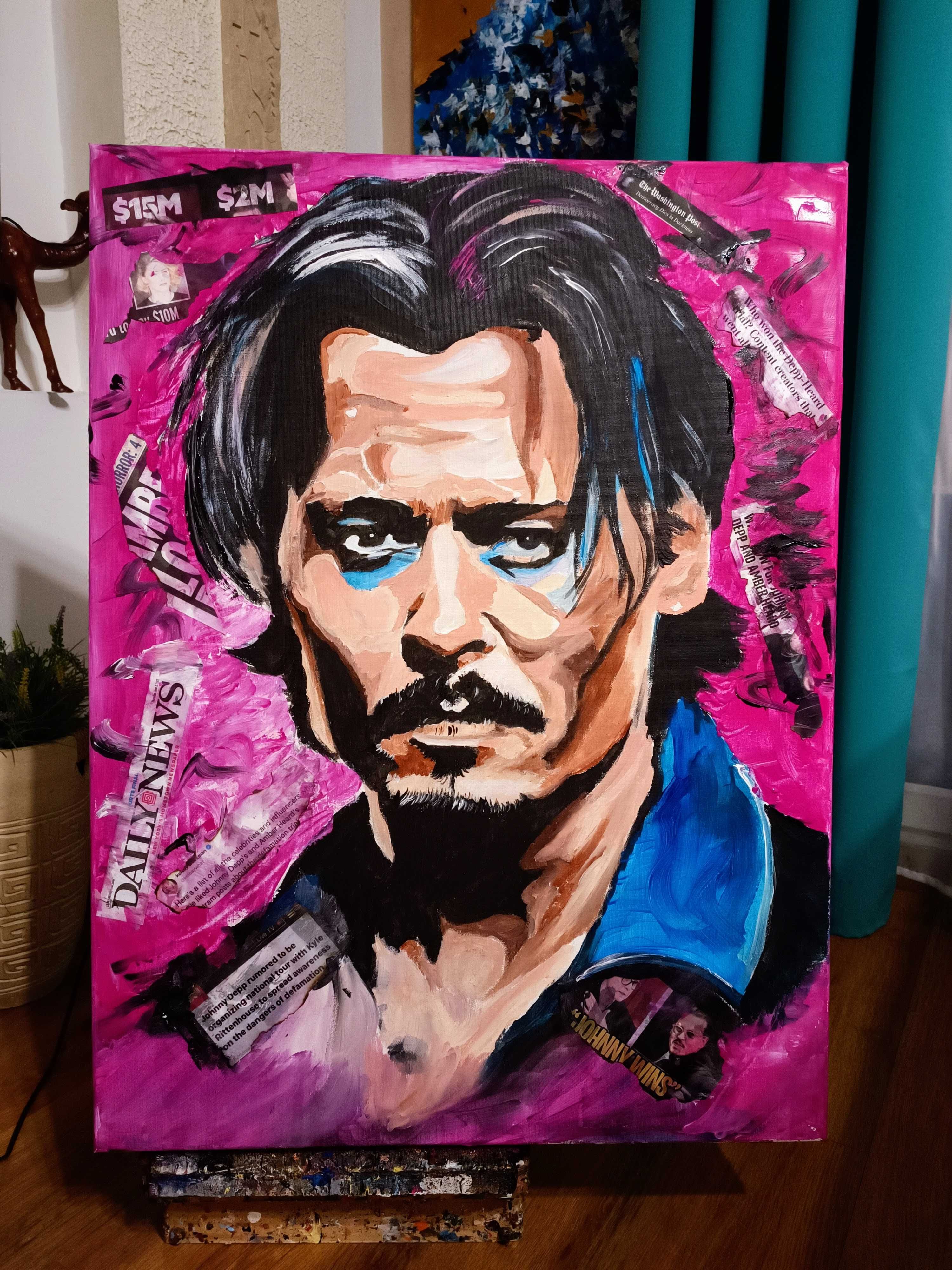 Johnny Depp  60x80 cm