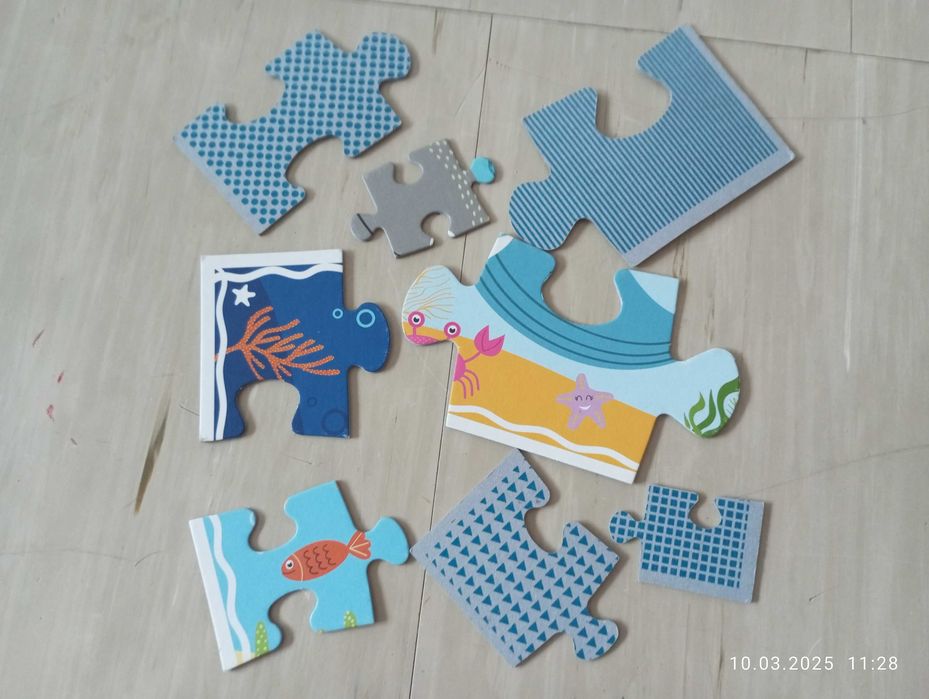 Zestaw puzzle 3 sztuki Nemo, księżniczka Zosia, morze wiek 3 +