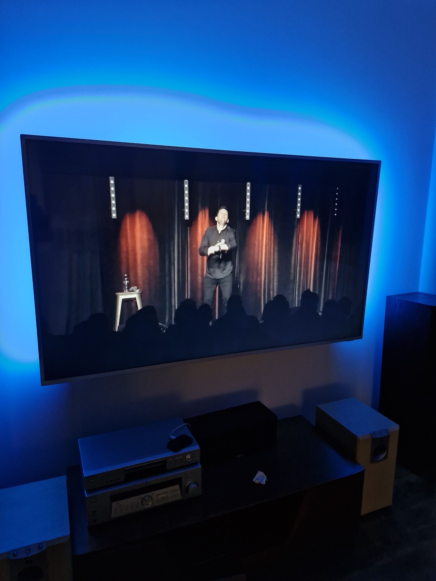 Smart tv philips ambilight 75 cali