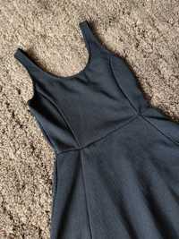 Czarna letnia sukienka H&M XS