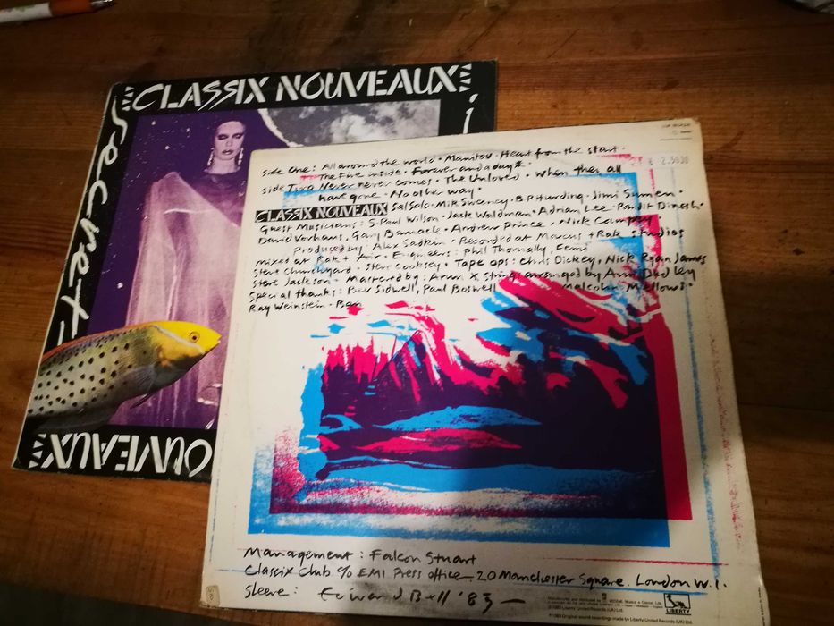 Classix Nouveaux - Secret LP