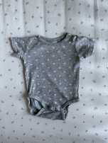 H&M 56 letnie body dla chłopca ubranka na lato paka tanie bodziaki