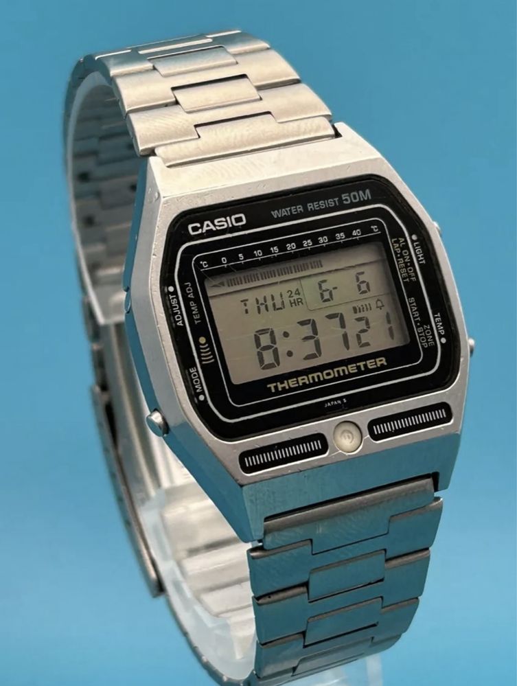 Zegarek CASIO TS-2000 czujnik temperatury 1983 rok