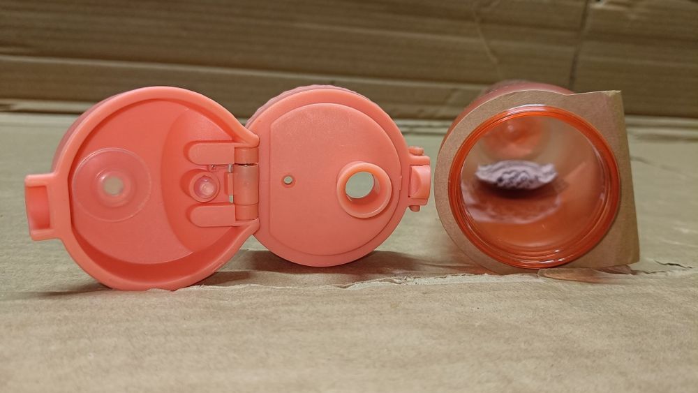 Butelka na wodę  Ion8 500 ml pomarańczowa przezroczysta