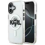 Etui Karl Lagerfeld IML Karl Sketch Logo MagSafe do iPhone 17 - przezr