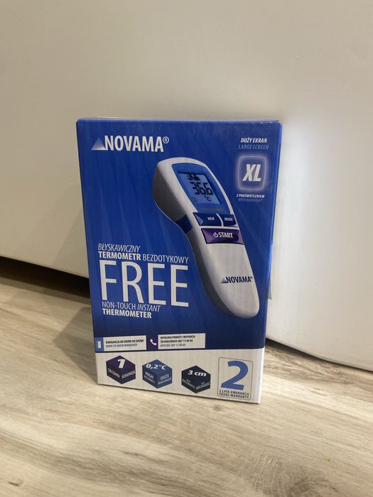 Termometr bezdotykowy Novama błyskawiczny nowy XL