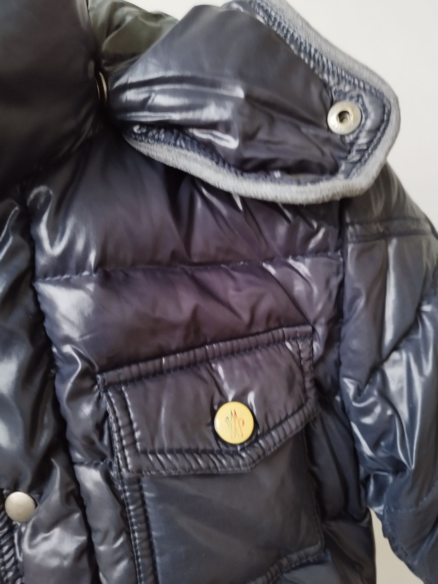 Kurtka puchowa zimowa dla chłopca Moncler