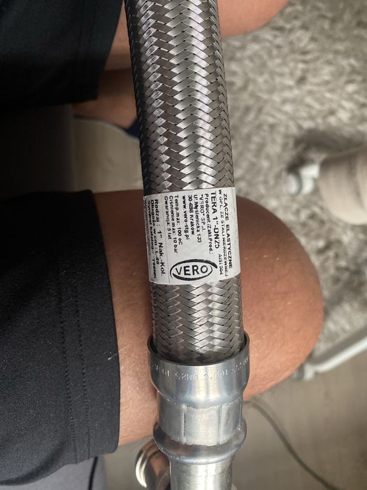 Złącza elastyczne 1 cal 80 cm do zmiekczaczy 2szt