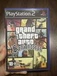 Grand Theft Auto San Andreas PS2 z mapą