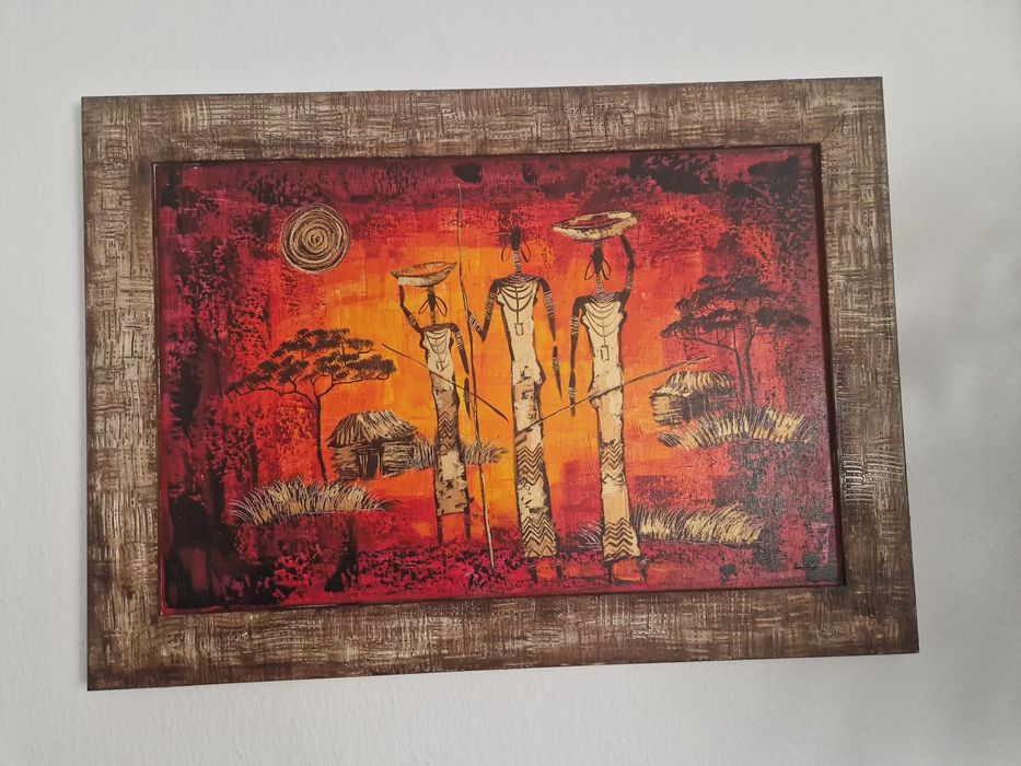 Obraz w drewnianej ramie