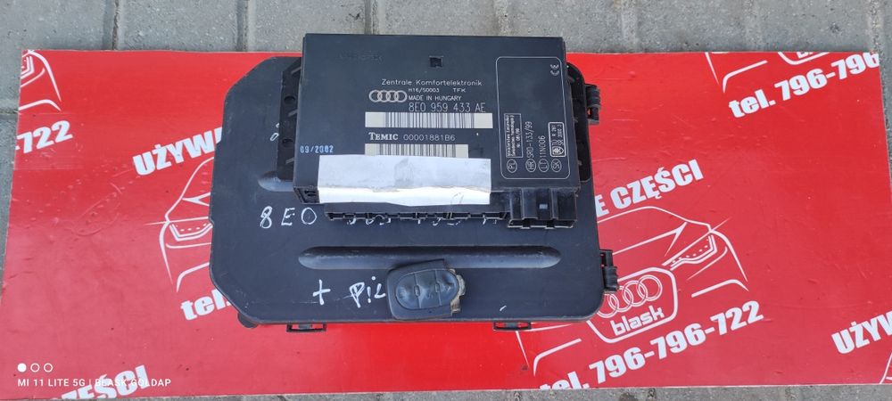 Moduł Komfortu z Pilotem Audi A4 B6 2002 Części Blask Gołdap