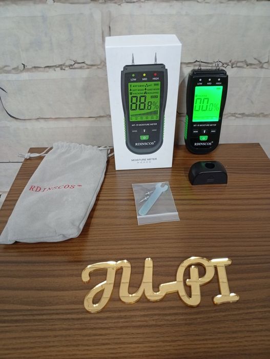 Miernik wilgotności drewna betonu Rdinscos mt19 z dużym wyświetlaczem
