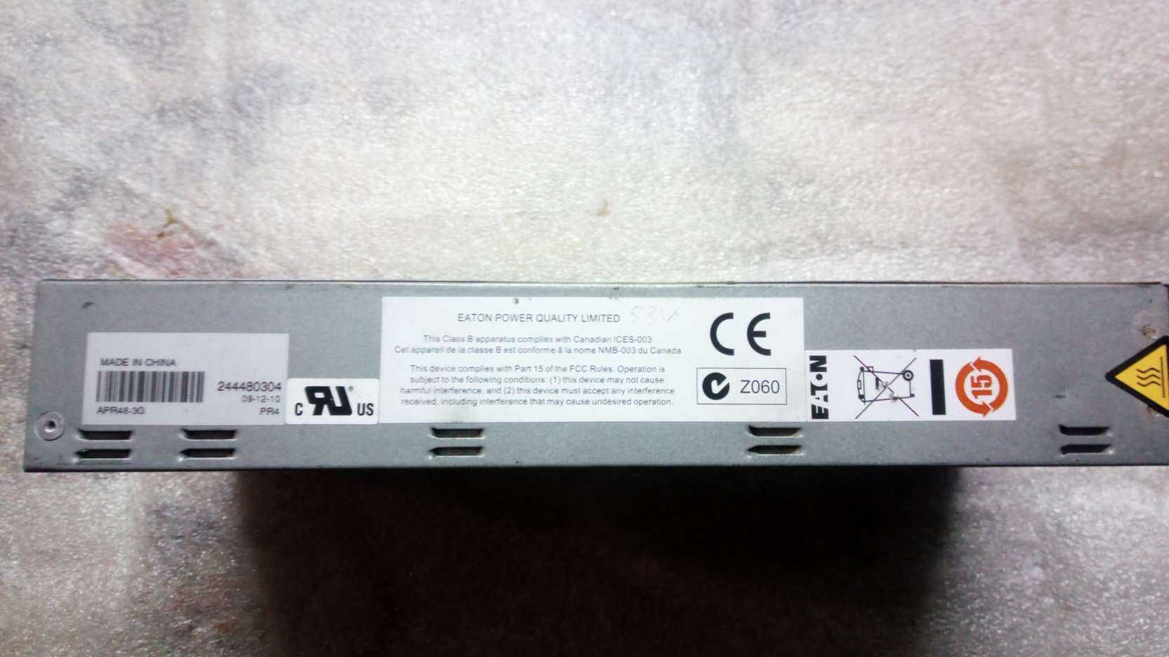 Компактный блок питания Eaton APR48-3G 48В 37А 1800W зарядное