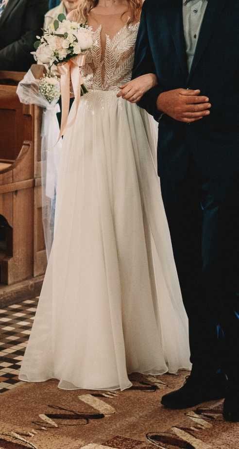 Suknia ślubna Tiffany Agnieszki Światły
