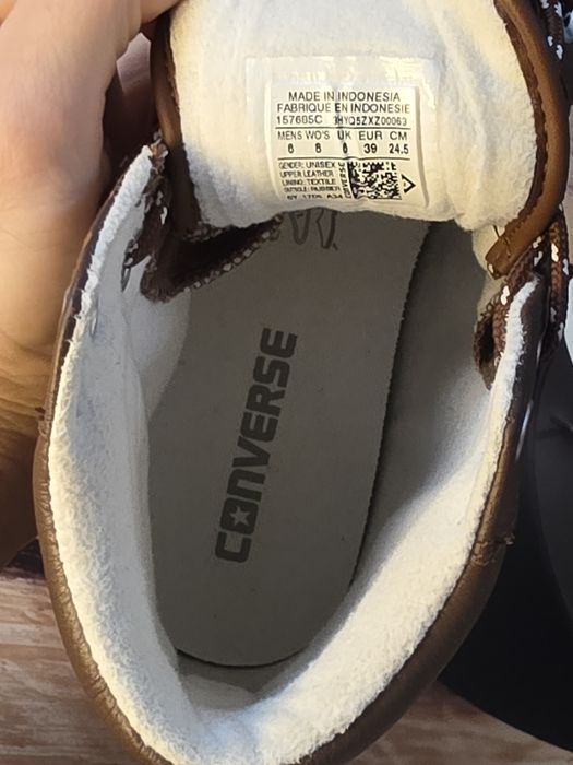 Шкіряні кеди Converse All star Chuck Tailor