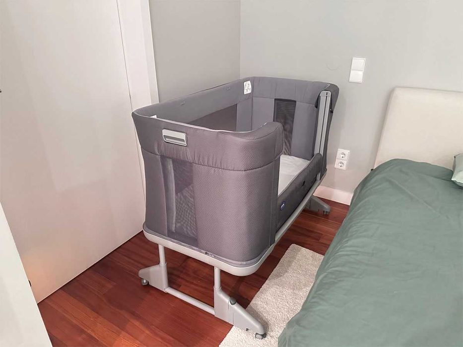 Berço Chicco Next2Me Forever | MoonGrey com Caixas | Como novo.