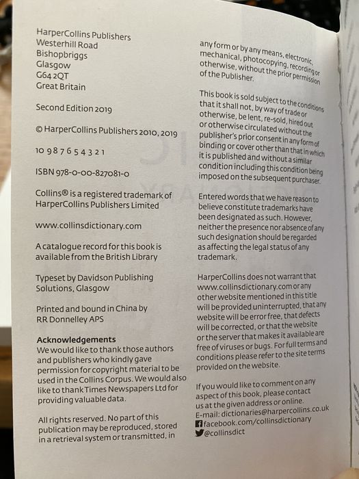 Collins Arabic mini dictionary