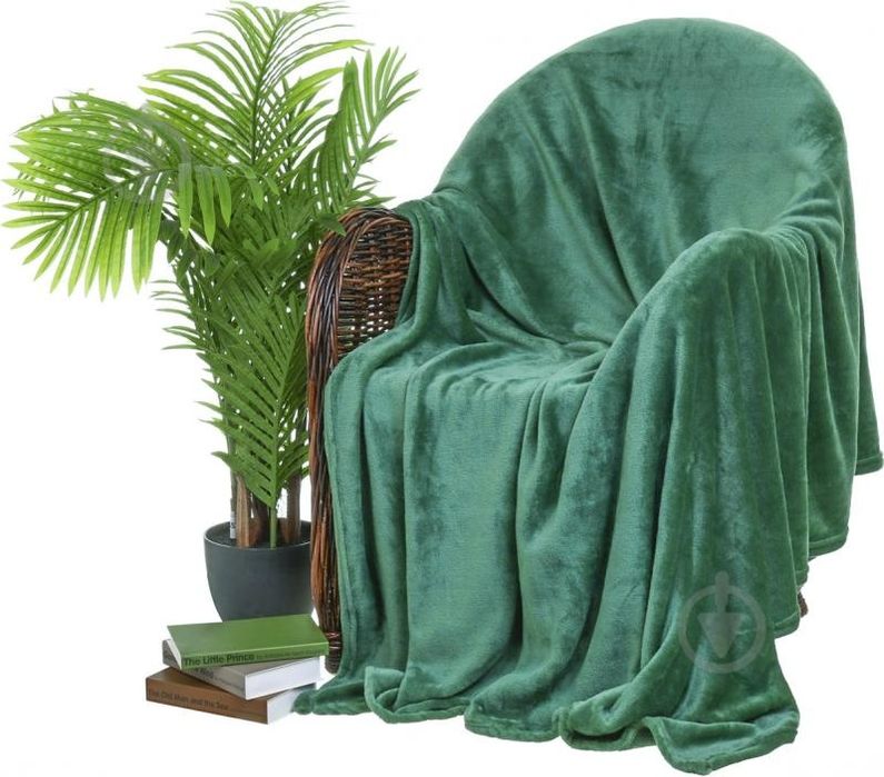 Плед La Nuit 160х200, колір смарагд