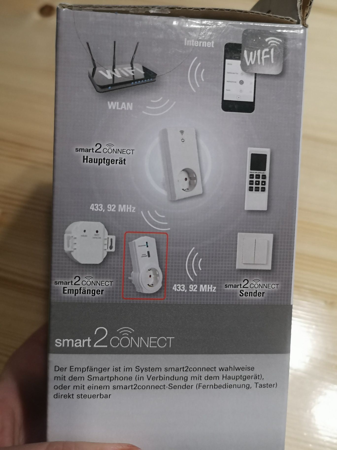 Intelogentne gniazdko Unitec smart 2 connect~